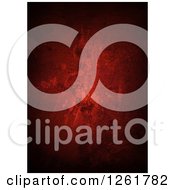 Clipart Of A Red Grungy Horror Background Royalty Free Illustration