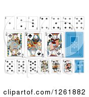 Poster, Art Print Of Club Suit Playing Cards