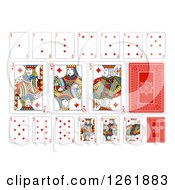 Poster, Art Print Of Diamonds Suit Playing Cards