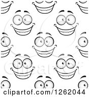 Poster, Art Print Of Seamless Background Pattern Of Happy Faces