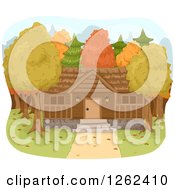 Poster, Art Print Of Forest Cabin In Autumn