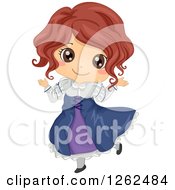 Poster, Art Print Of Cute Girl Posing In A Renaissance Costume