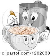 Poster, Art Print Of Creative Pitcher Creating Latte Art In A Cup