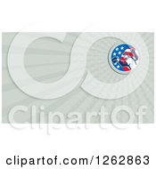 Clipart Of A Retro Baseball Pitcher Business Card Design Royalty Free Illustration