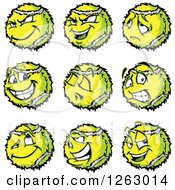 Tennis Ball Mascots
