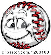 Clipart Of A Baseball Mascot Royalty Free Vector Illustration