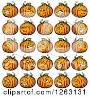 Poster, Art Print Of Halloween Pumpkin Characters