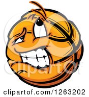 Clipart Of A Basketball Mascot Royalty Free Vector Illustration