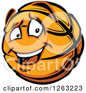 Clipart Of A Basketball Mascot Royalty Free Vector Illustration