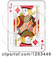 Poster, Art Print Of Jack Of Diamonds Playing Card