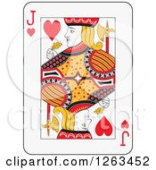 Poster, Art Print Of Jack Of Hearts Playing Card