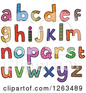 Poster, Art Print Of Colorful Patterned Alphabet Letters