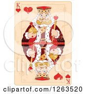Poster, Art Print Of Distressed King Of Hearts Playing Card