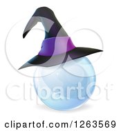 Poster, Art Print Of 3d Witch Hat On A Crystal Ball