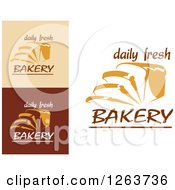 Poster, Art Print Of Sliced Bread And Daily Fresh Bakery Text Designs