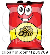 Poster, Art Print Of Happy Potato Chip Bag