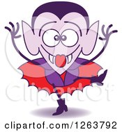 Poster, Art Print Of Halloween Dracula Vampire Being Silly