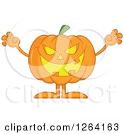 Poster, Art Print Of Jackolantern Halloween Pumpkin Scaring