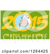 Poster, Art Print Of Happy New Year 2015 Sheep Chinese Zodiac Design