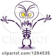 Halloween Skeleton Being Scary