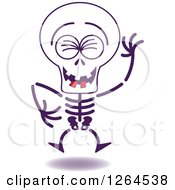 Poster, Art Print Of Halloween Skeleton Laughing