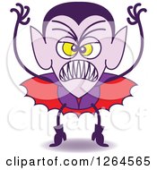 Poster, Art Print Of Halloween Dracula Vampire Being Scary