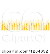 Clipart Of A Border Of Whole Grain Royalty Free Vector Illustration
