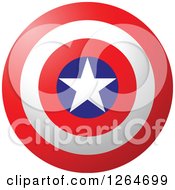 Poster, Art Print Of Patriotic American Stars And Stripes Target