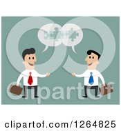 Poster, Art Print Of Businessmen Talking And Coming Together With Ideas
