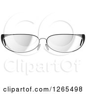 Clipart Of A Pair Of Eyeglasses Royalty Free Vector Illustration by Lal Perera