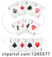 Poster, Art Print Of Ace Playing Cards