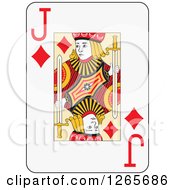 Poster, Art Print Of Jack Of Diamonds Playing Card