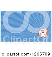 Clipart Of A Male Painter Giving A Thumb Up Business Card Design Royalty Free Illustration