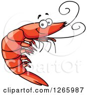 Poster, Art Print Of Happy Shrimp
