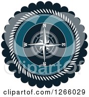 Poster, Art Print Of Nautical Compass Rose Logo