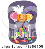 Poster, Art Print Of Jar Of Halloween Candy