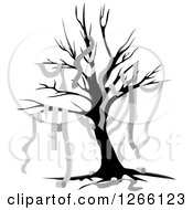 Poster, Art Print Of Bare Tree Draped In Toilet Paper