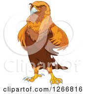 Poster, Art Print Of Majestic Golden Eagle With His Wings On His Hips