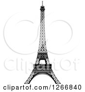 Poster, Art Print Of Black And White Eiffel Tower