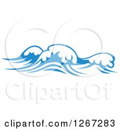 Poster, Art Print Of Blue Ocean Waves