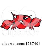 Poster, Art Print Of Mad Red Crab Character