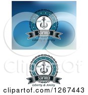 Poster, Art Print Of Nautical Anchor Designs With Sample Text
