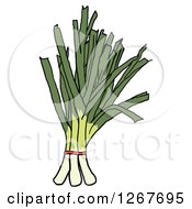 Poster, Art Print Of Bunches Of Leeks