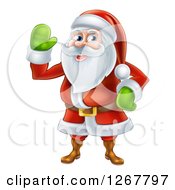 Poster, Art Print Of Friendly Waving Santa