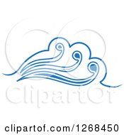 Poster, Art Print Of Blue Ocean Surf Wave 5