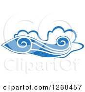 Poster, Art Print Of Blue Ocean Surf Waves 8