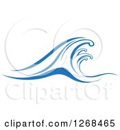 Poster, Art Print Of Blue Ocean Surf Waves 16