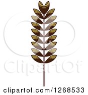 Clipart Of A Wheat Stalk 4 Royalty Free Vector Illustration by Vector Tradition SM