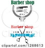 Poster, Art Print Of Scissors And Comb Barber Shop Designs