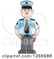Poster, Art Print Of Police Man Standing In Uniform